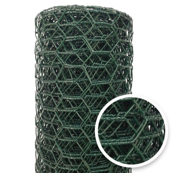 Poultry Netting – Vinyl Coated GREEN: 1" 24"X25'